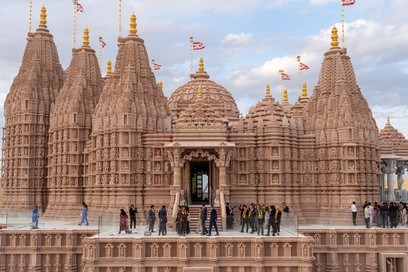 Abu Dhabi BAPS Mandir, UAE BAPS Temple, Middle East first stone Hindu temple