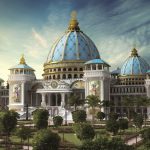 Mayapur Temple of Vedic Planetarium, world's largest temple India, Mayapur ISKCON Temple