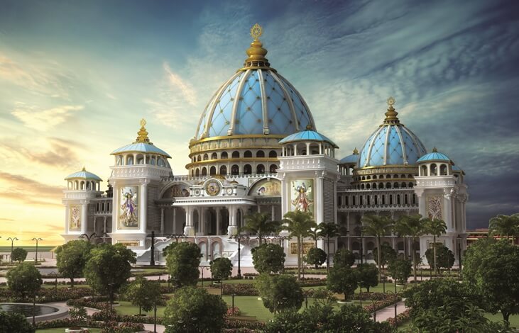 India’s Largest Vedic Planetarium Temple Opens at ISKCON Mayapur with Help of Ford Scion & his Indian Wife