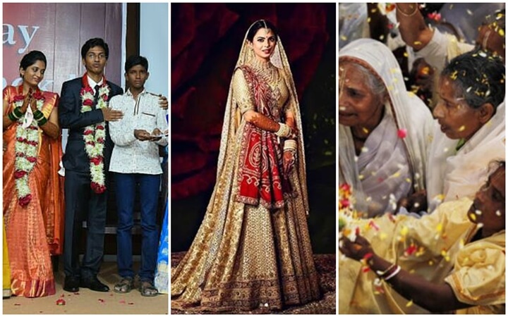 Unusual Indian Weddings with a Difference vs Multi-billion-dollar Ambani Family Weddings